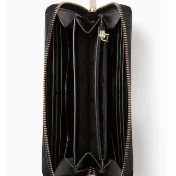 kate spade  slim continental leather wallet New With Tag - Picture 2 of 5